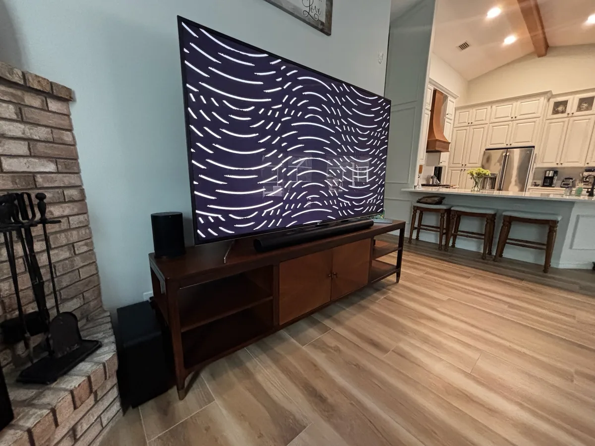 Sonos whole-home audio installation with in-ceiling speakers and Arc Ultra soundbar Brevard County FL