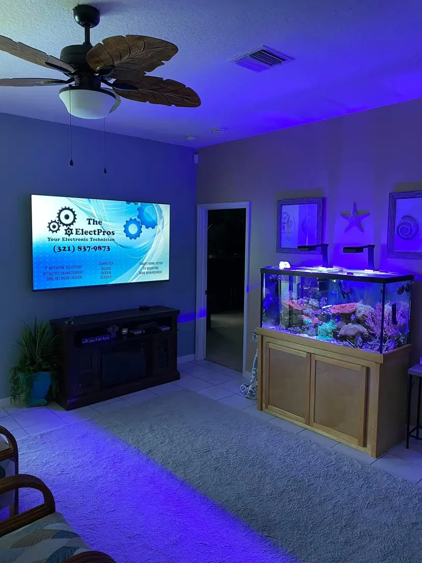 Smart TV setup WiFi streaming app configuration Brevard County Melbourne FL