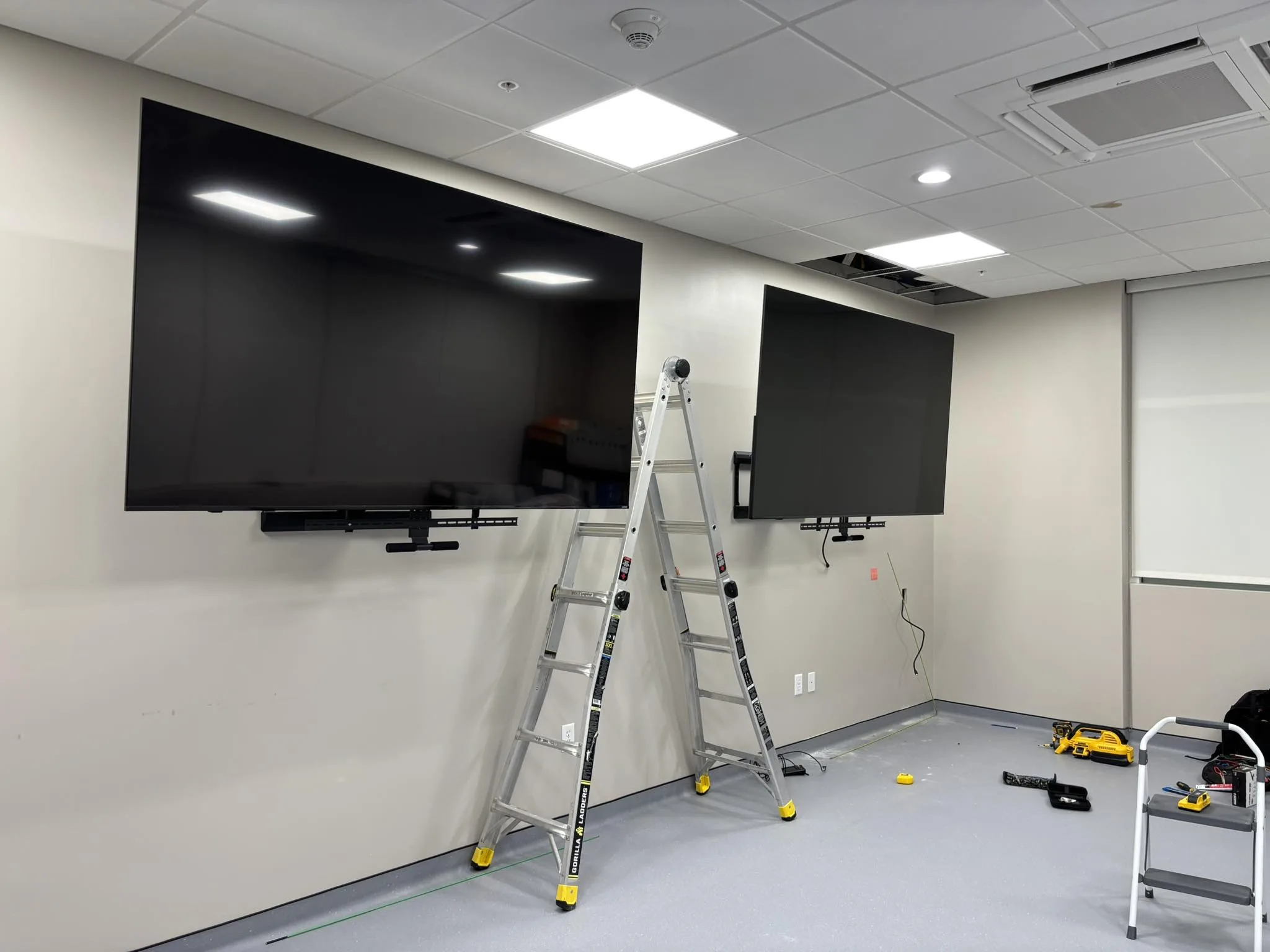 Conference room display installation Brevard County business Melbourne FL