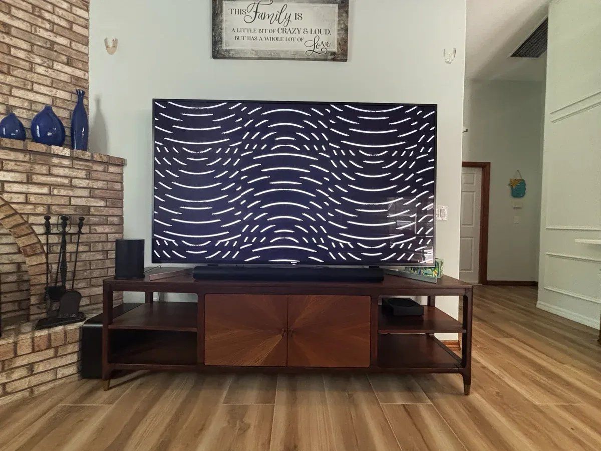 Home audio and Sonos speaker installation in a Suntree family room in Melbourne, Brevard County FL
