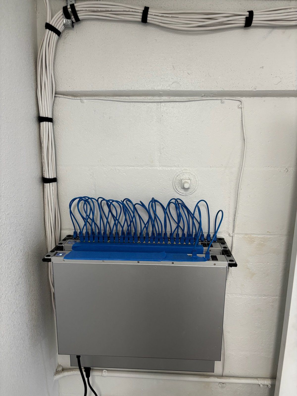 Professional home networking and cell signal booster installation in a Brevard County FL home